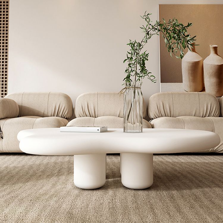 Scandinavian 3 Legs Coffee Table Free form Wooden Coffee Table for Home