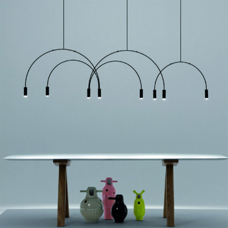 Einfache Insel Kronleuchter Lichter modern