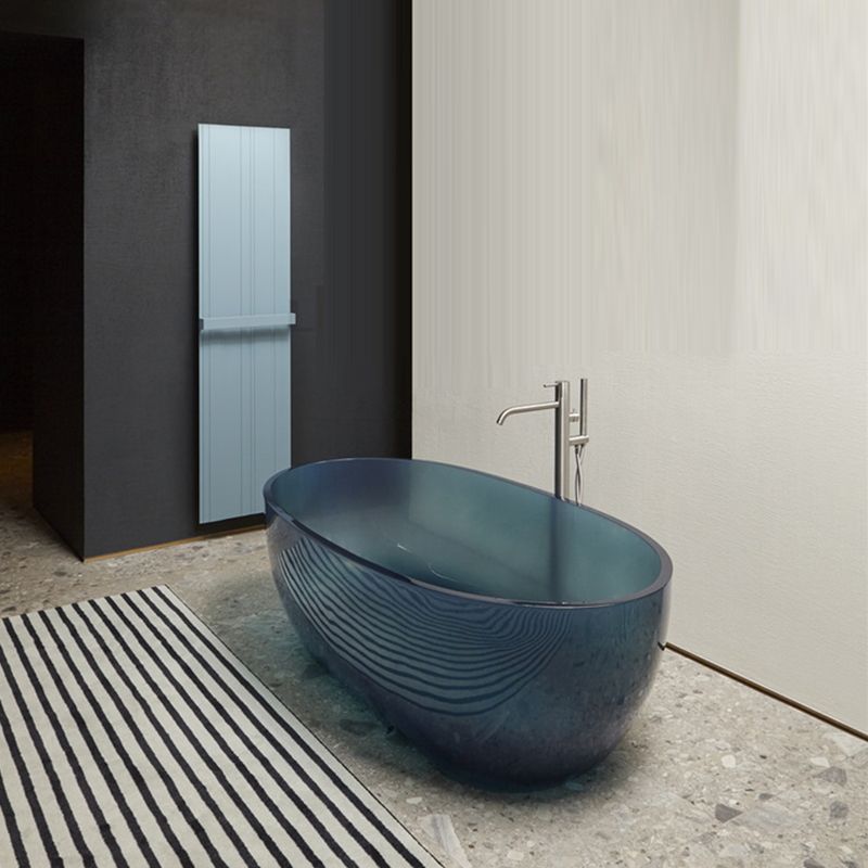 Bathroom Acrylic Oval Tub Soaking Freestanding Bathtub , 22.05" Tall