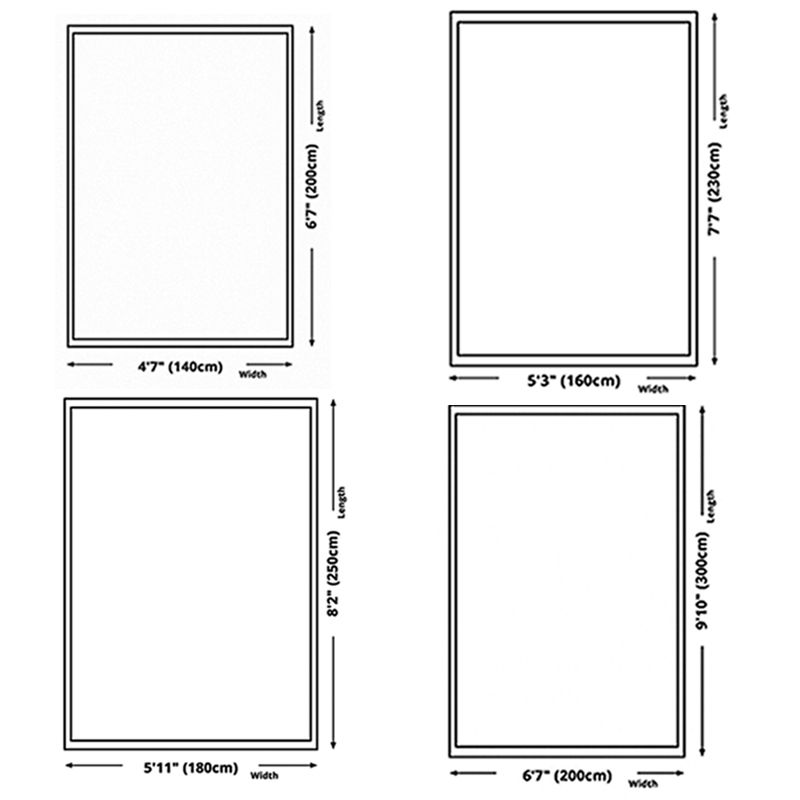 Light Pink Casual Rug Polyester Color Block Rug Washable Indoor Rug for Living Room