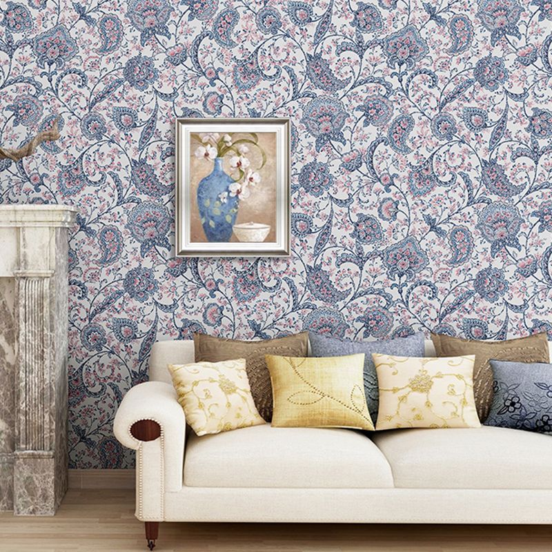 Blossoms Wall Covering Non-Woven Fabric Wallpaper Roll for Accent Wall, 57.1 sq ft., Non-Pasted