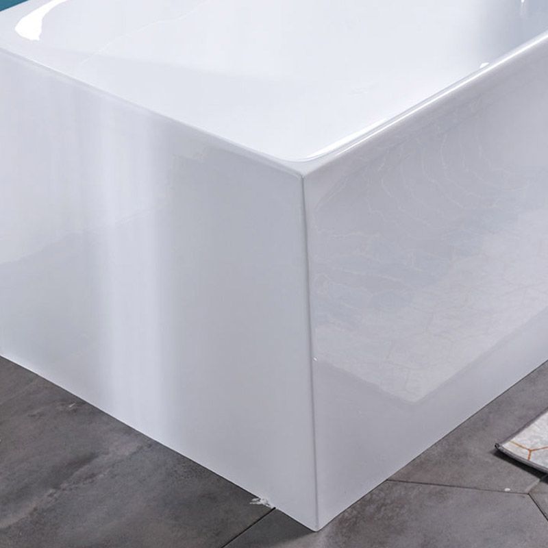 Soaking Freestanding Bath Tub Modern Style Acrylic Bathroom Bathtub
