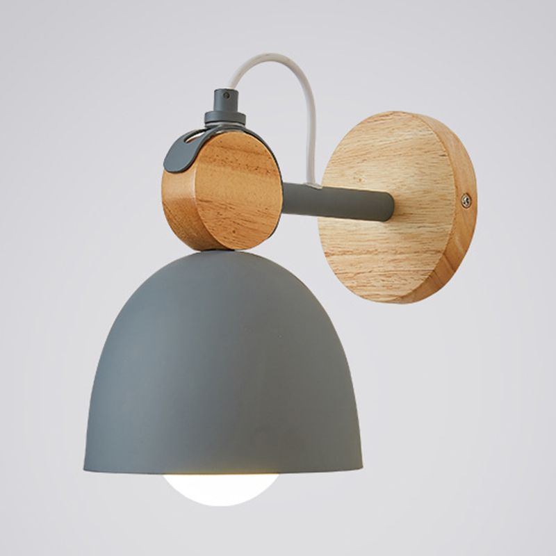 Metal Geometric Wall Mounted Lamps Modern Style 1 Light Wall Light Sconces