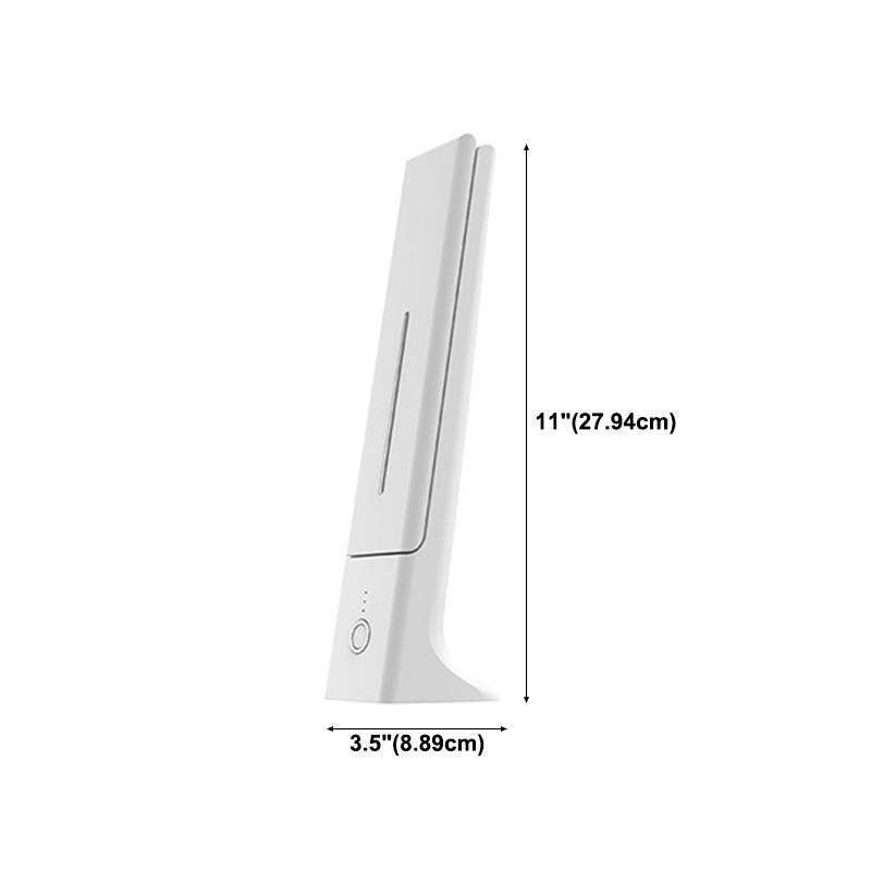 Moderne Lesetischlampe 1-Licht-Rechteck-Tischlicht mit USB-Anschluss