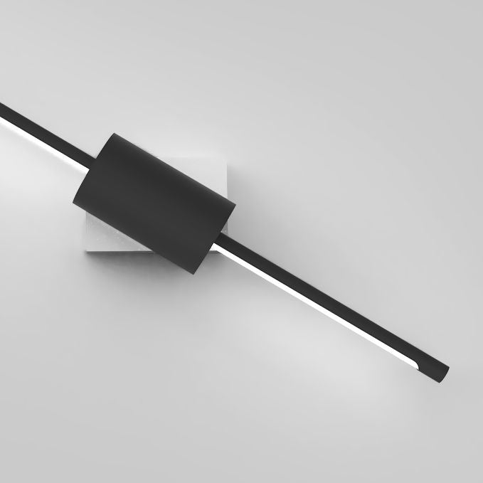 Modern Minimalist Style Linear Sconce Light Fixture Acrylic 1 Light Sconces