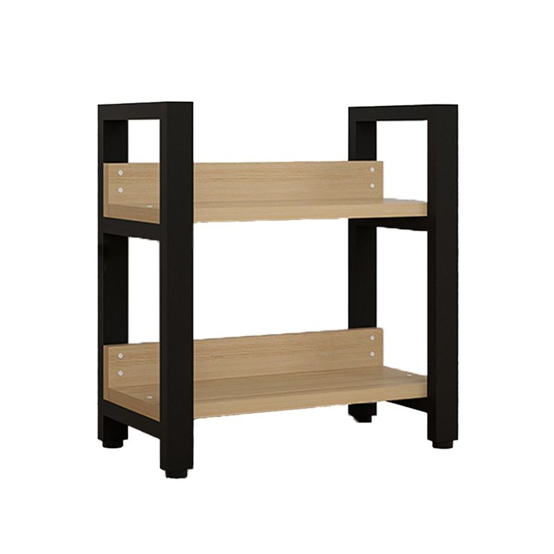 Scandinavian Open Back Shelf Bookcase Shelves Included for Home Office