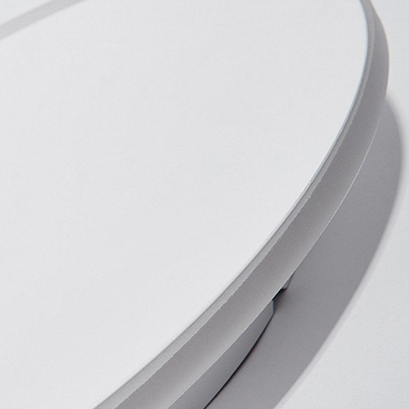 Runde Schatten Metall Wandleuchter moderner Stil Ein leichtem Lichtmontage Licht in Weiß