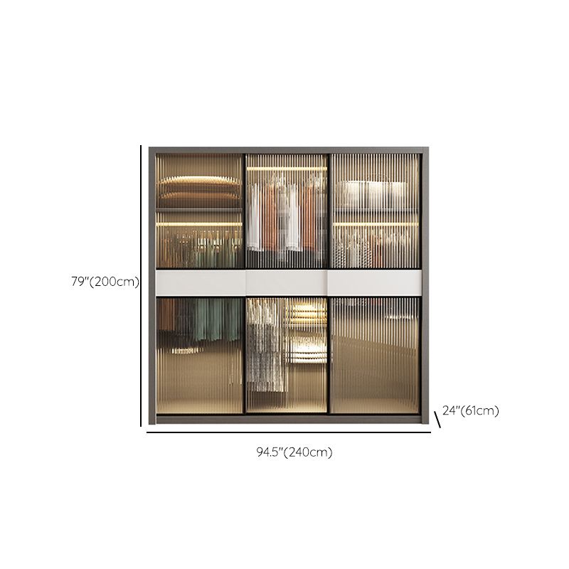 White Storage Cabinet with Glass Doors Contemporary Sliding Door Cabinet with Drawer