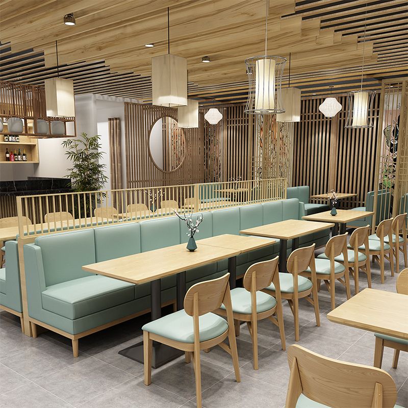 Wood Kitchen Dining Side Chair Upholstered Armless Dining Chairs