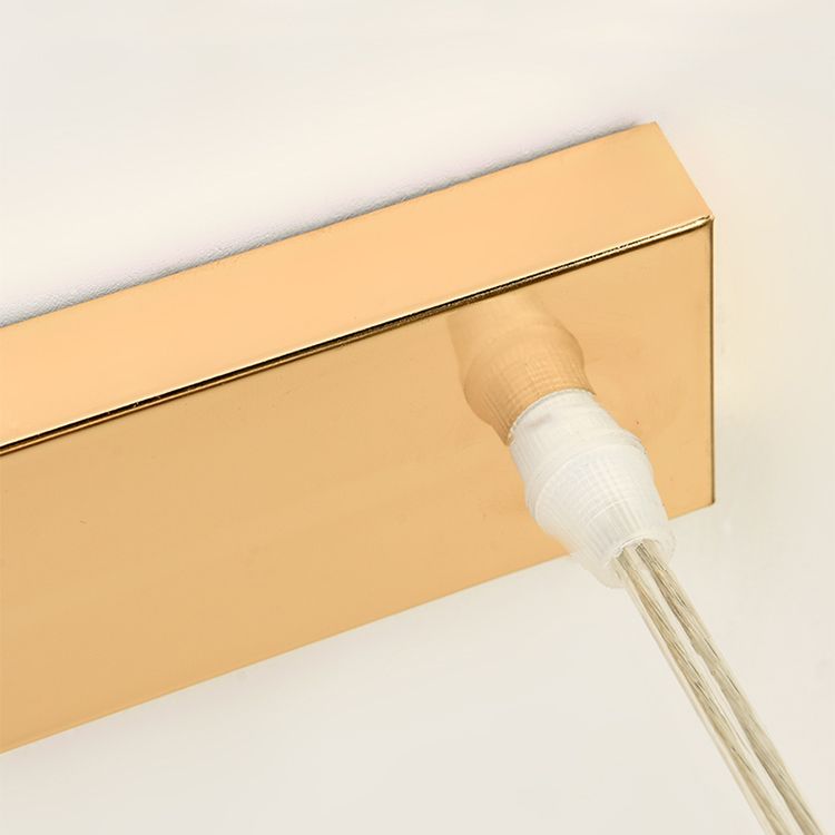 Accesorios de iluminación de la isla de cilindro de estilo moderno Crystal 3 Ideas de iluminación de la isla ligera