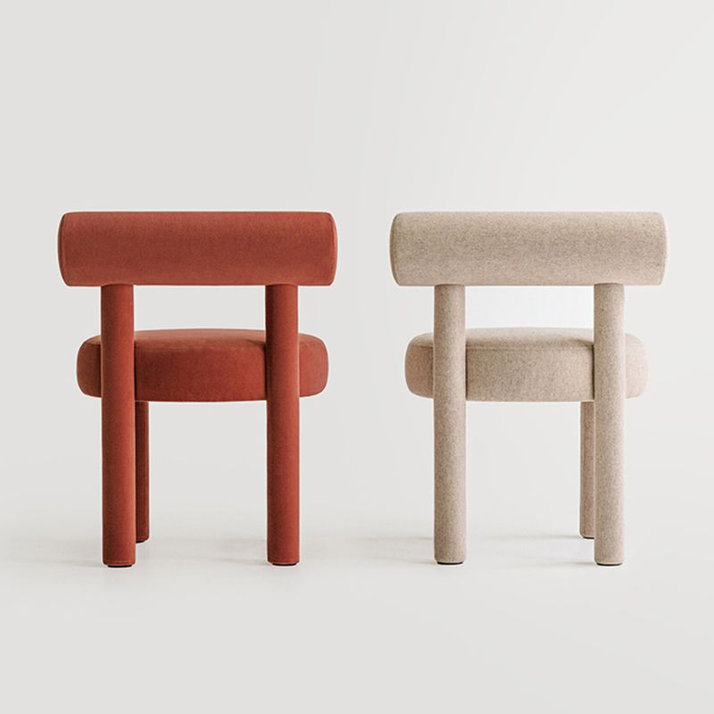 Upholstered Velvet Dining Side Chair Contemporary Indoor Dining Chair