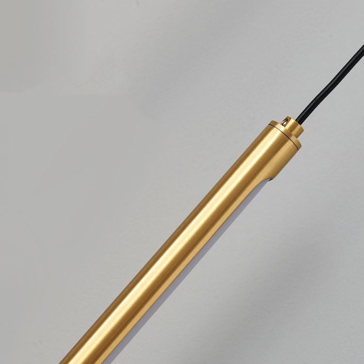 Cylinder Shape Pendants Lights Style Contemporary Metal Lampes suspendues en métal