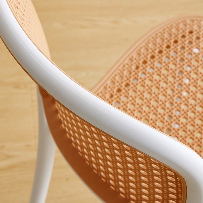 Modern Plastic Frame Counter Bar Stool Footrest Armless Stool