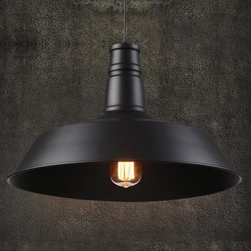 Retro industriële flesdop schaduw hanger licht metaal 1 lichte restaurant hangluchting