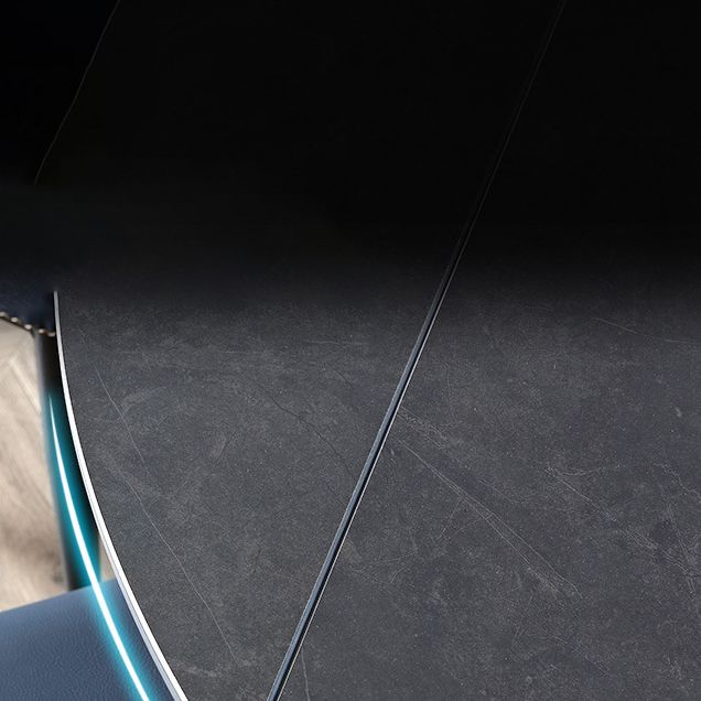 Stone Pedestal Table Contemporary Round Drop Leaf Dining Site Table