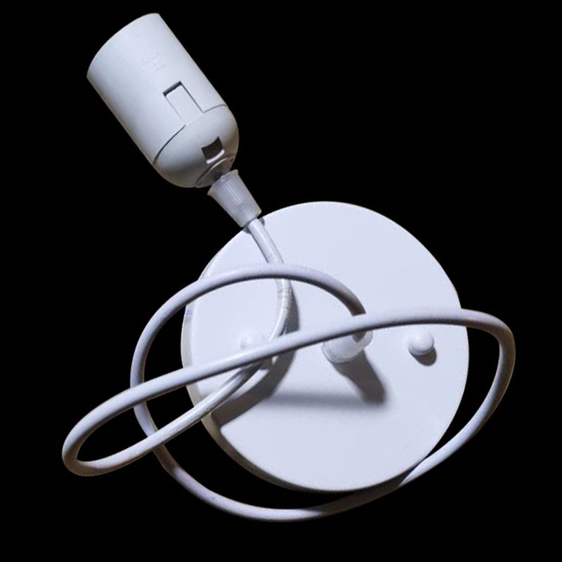 Pinecone Acrylic Pendant Lighting Simplicity Style White Hanging Ceiling Light for Living Room