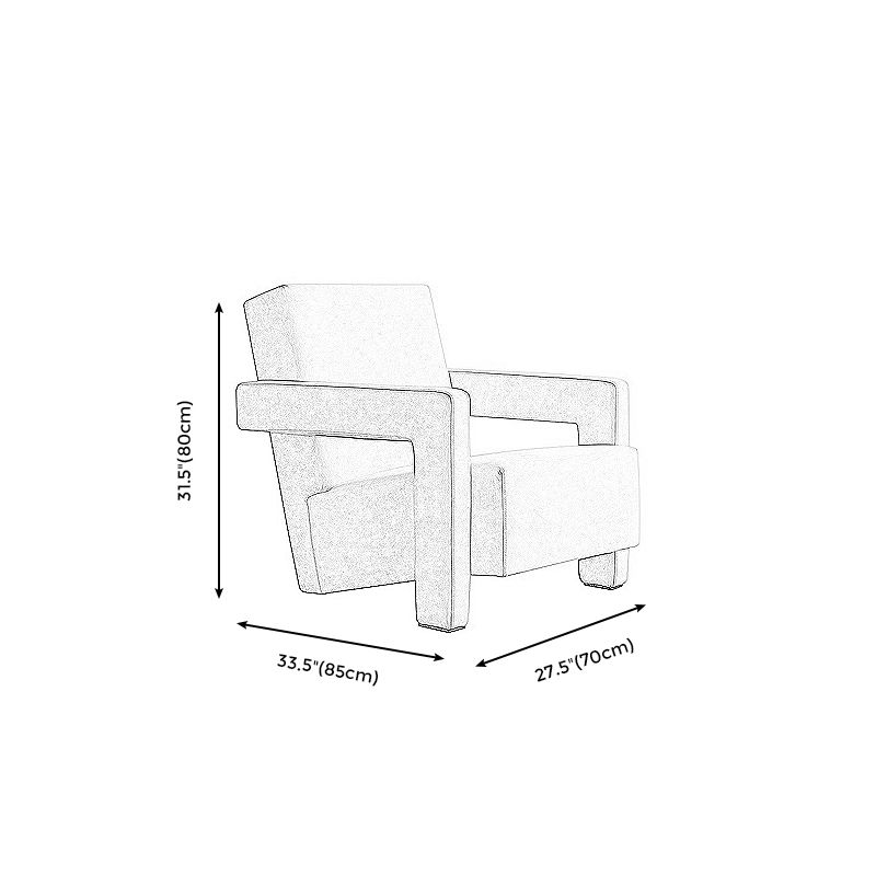 Velvet Chair 27.5" L x33.4"W x31.4"H Arms Included Chair for Living Room