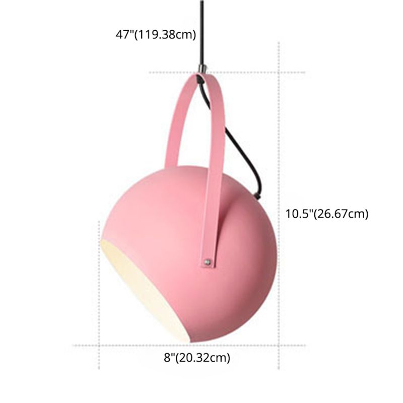 1 leichte Ballhängung Lichter Nordic Style Eisendecke mit hängenden Kabel für das Restaurant