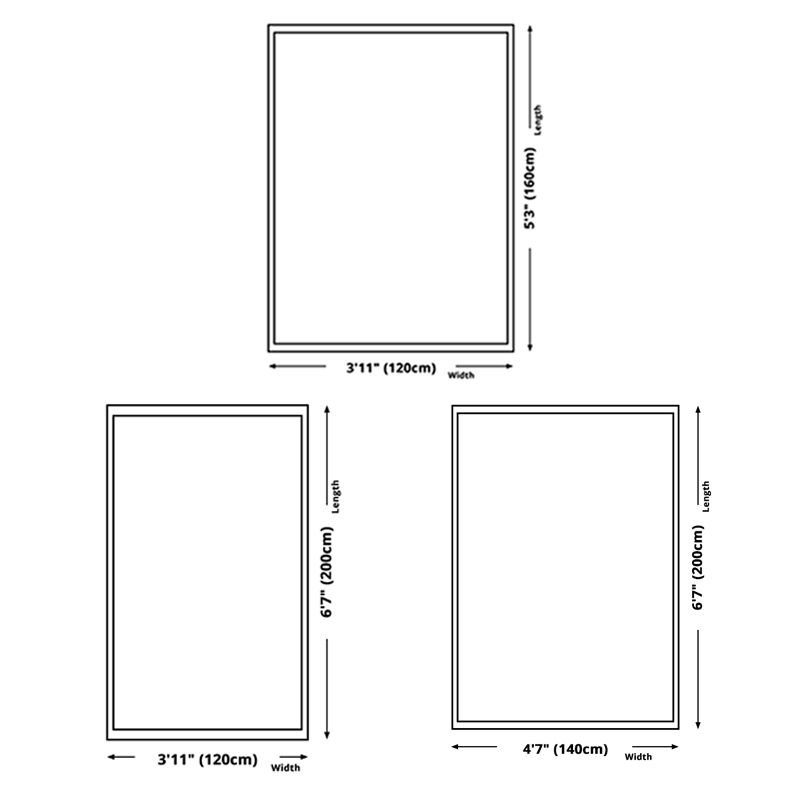 Boho Tribal Totem Teppich Multikolen Polyester Teppich Teppichfleck -Widerstand Teppich für die Heimdekoration