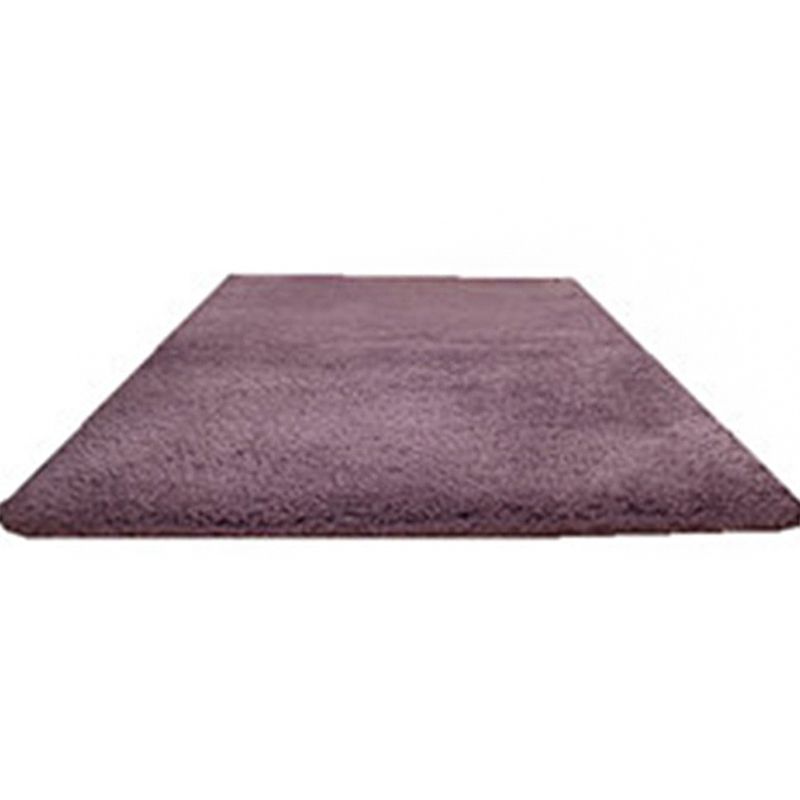 Tapis de couleur unie mignonne en acrylique multicolo