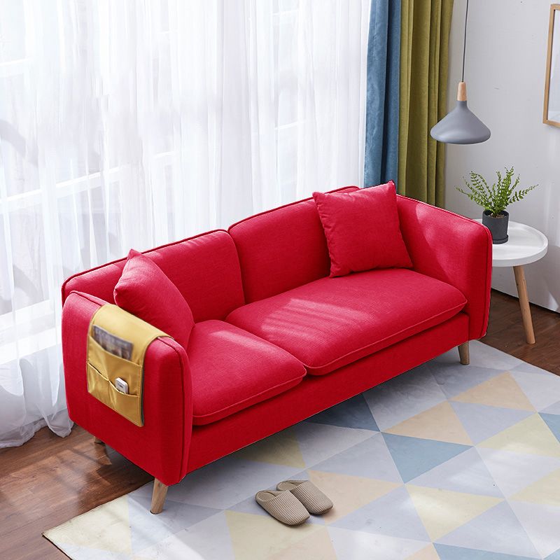 Canapé-carré moderne du linge de 30 "canapé de coussins W pour le salon