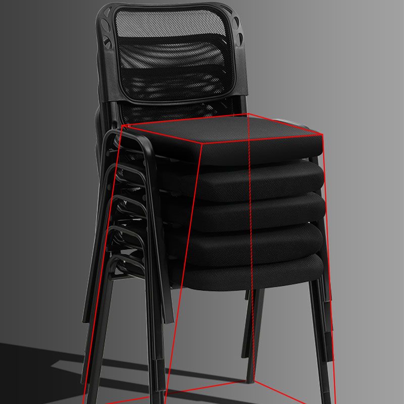 Modern Mesh Conference Chair Armless Upholstered Office Chair