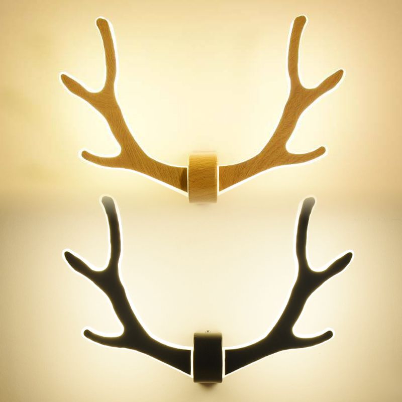 Luces creativas de luz de pared de estilo moderno con sombra acrílica para dormitorio de hotel