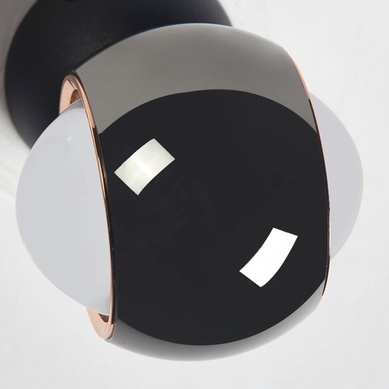 Modern Simple Aluminum Wall Light Circle Shape Rotatable Wall Lamp for Living Room