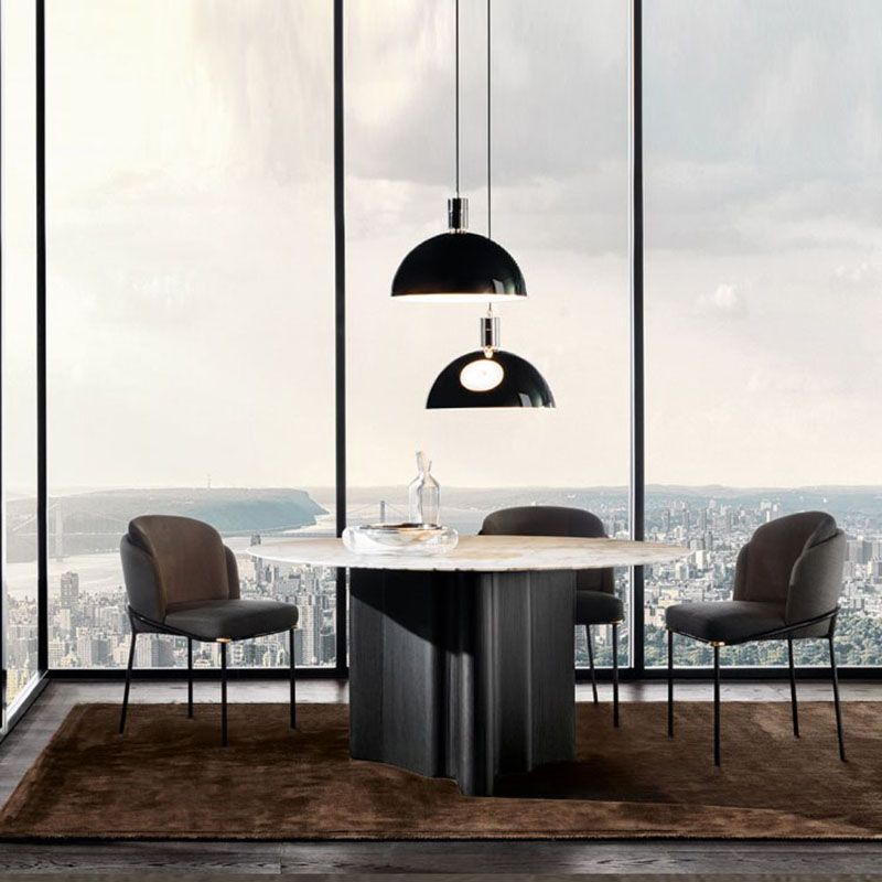 Sillas de cocina contemporáneas que cenan la silla lateral sin brazos con las piernas del metal