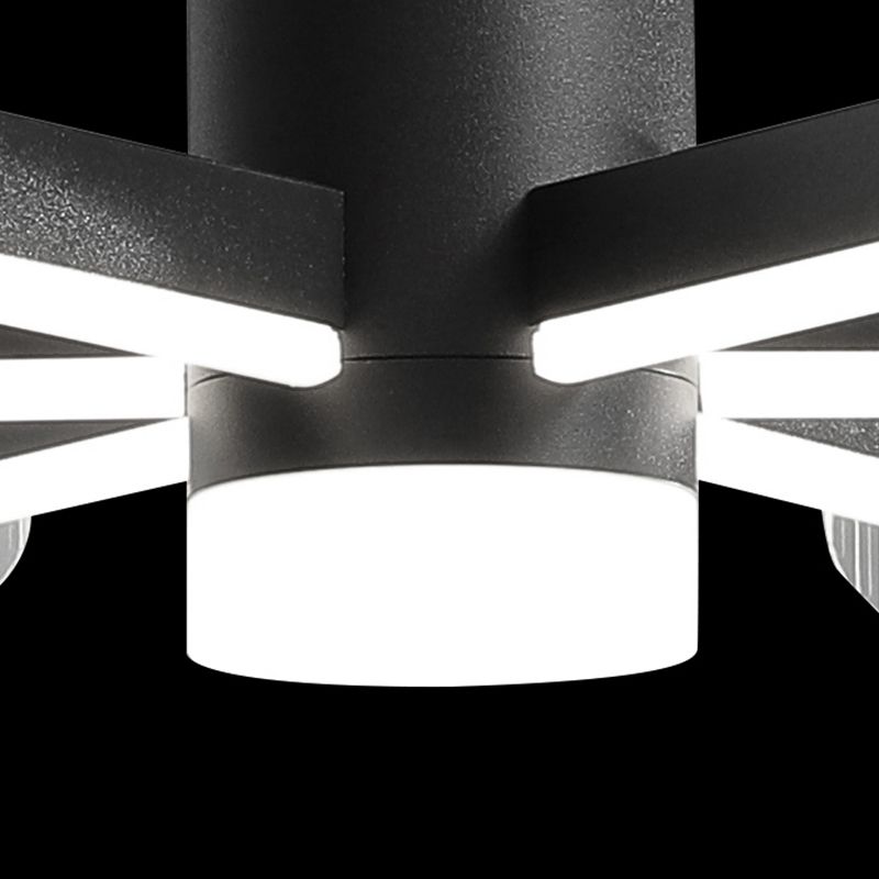 Acrylic Black Hanging Pendant Lights Contemporary Hanging Lamps for Living Room