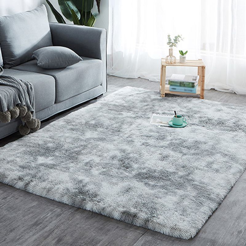 Grijs Tie Dye Area Rug Polyester Casual Trug Shad binnen Tapijt voor woningdecoratie