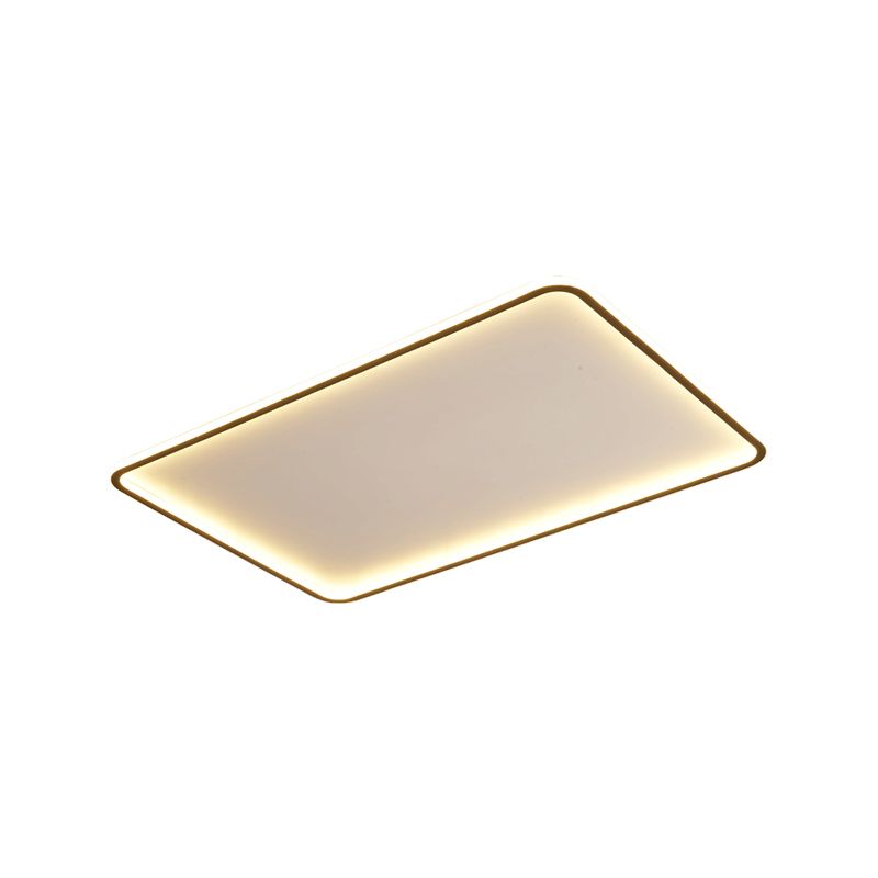 Luminaire de plafond à montage encastré simplicité géométrie LED plafonnier
