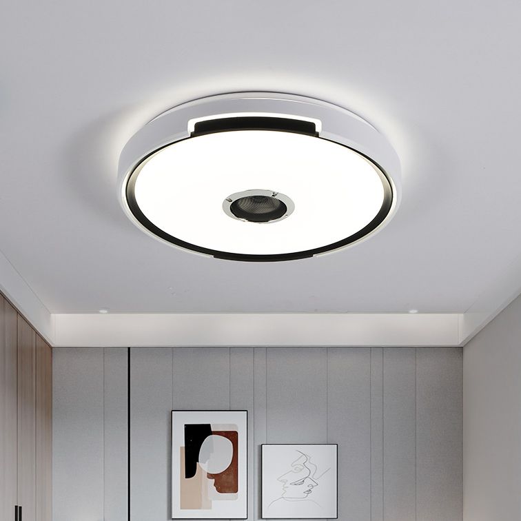 Flush Mount Ceiling Fixture LED Light Smart Mobile Phone Control Foyer Light Room Light