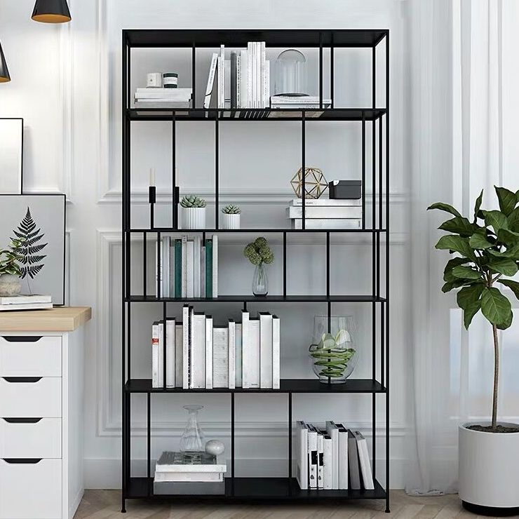 70.87"H Bookshelf Open Back Contemporary Style Bookcase for Home Office