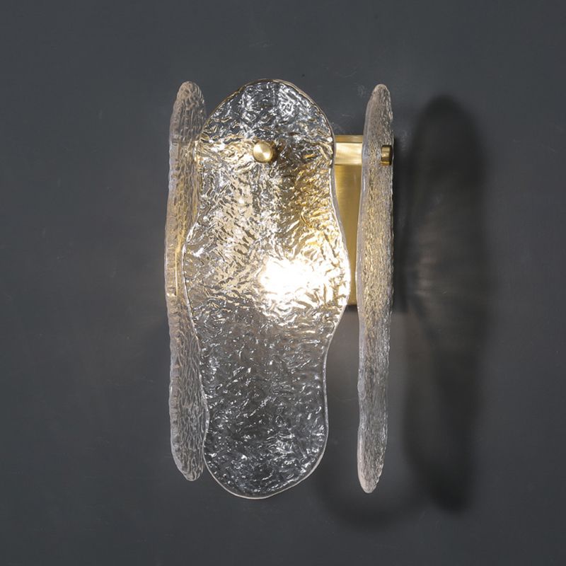 Modern Minimalist Style Sconce Light Fixtures Glass Wall Lighting for Living Room
