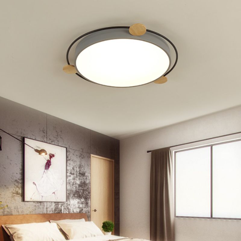 Grigio LED Flush Montato Soffitto Luci di illuminazione contemporaneo per Living Room
