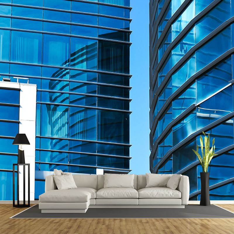 Building Scene Contemporary Style Building Mural Horizontal Photography Bedroom Wall Mural
