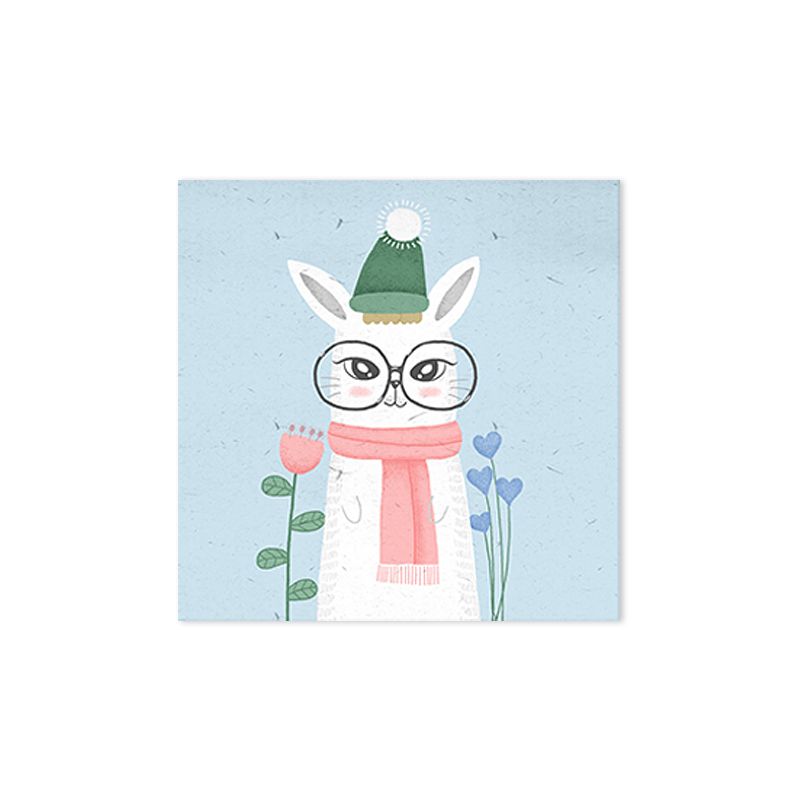 Cute Bear Wall Art Print for Childrens Bedroom, Pastel Color, Multiple Size Options