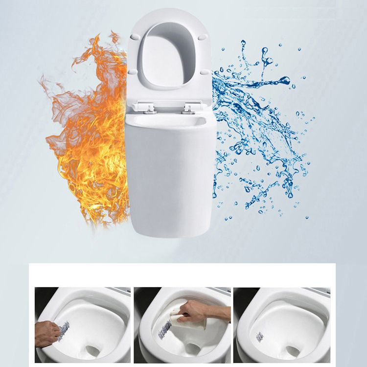 Modern One Piece Toilet Bowl Floor Mount Flush Toilet with Seat