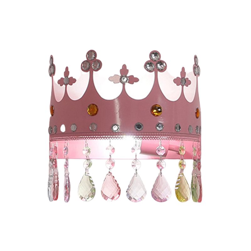 Nordic Style Wall Mount Light Crown Shape Wall Lamp for Children's Room