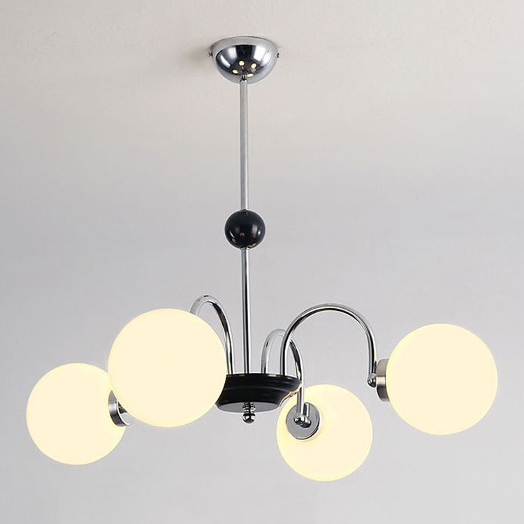 Modern Hanging Pendant Lights Simplicity Style Glass Shade Chandelier Light