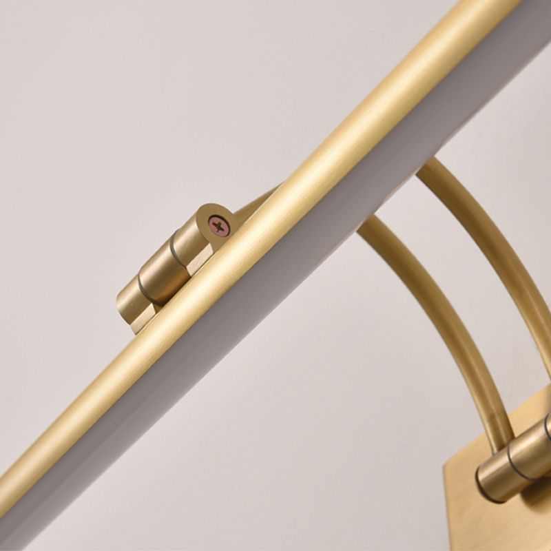 American Brass Vanity Light Straight LED Adjustable Mirror Light for Bathroom
