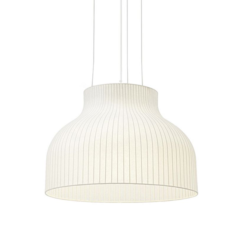 Eenvoud zijden stof lantaarn tint hanglamp moderne stijl 1-licht suspensie verlichting armatuur voor slaapkamer
