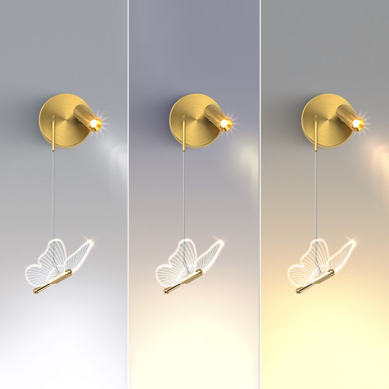 Moderne stijl LED SCONCE WANDELLICHT 2 Lichten Wandlamp in goud voor slaapkamer