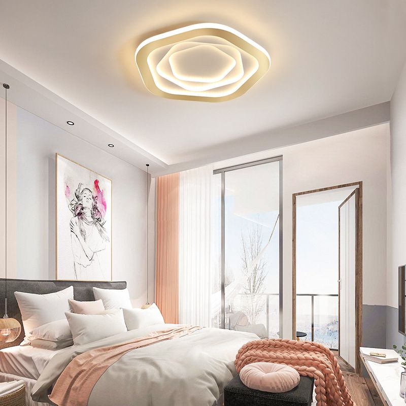 Acryl bloem inbouw plafondarmatuur moderne stijl LED dichtbij plafond verlichtingsarmatuur