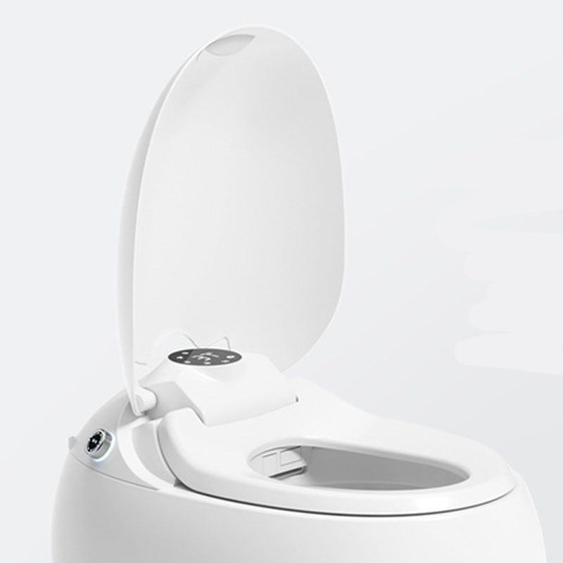 Modern Auto One Piece Toilet Siphon Jet Round Toilet with Sterilization Function