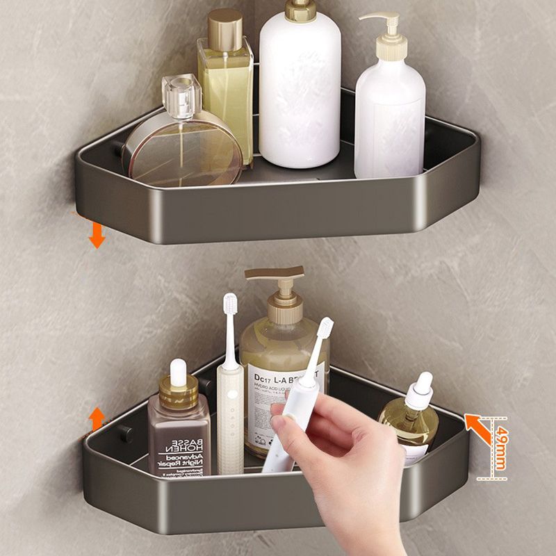 Contemporary Bathroom Accessory As Individual Or As a Set in Grey