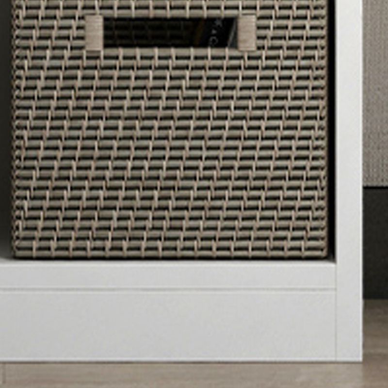 Modern Style Bookcase Closed Back Rectangular Shelf Bookcase for Study Room