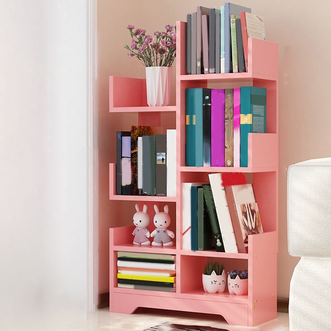 Contemporary Open Back Bookshelf Freestanding Standard Bookcase