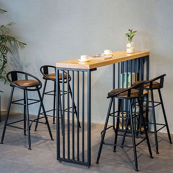 1/3/5 Pieces Pub Table Set Rectangular Bar Stool and Table Set